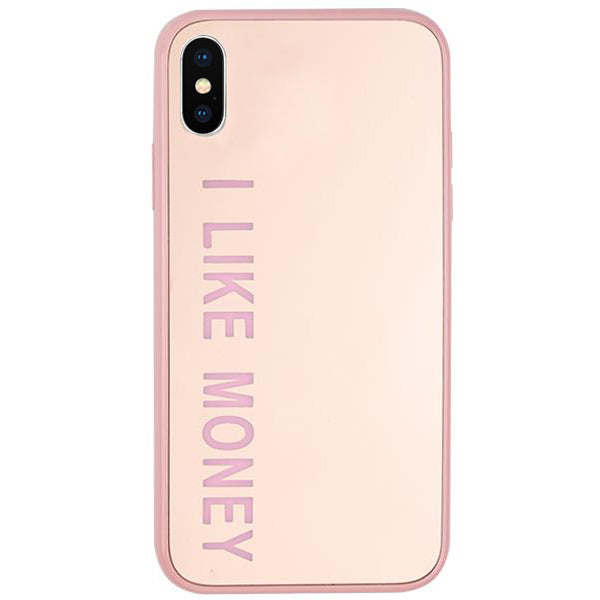 I Like Money Mirror Pink Iphone XS MAX