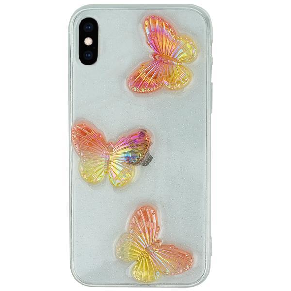 Butterflies 3D Rose Case IPhone XS MAX
