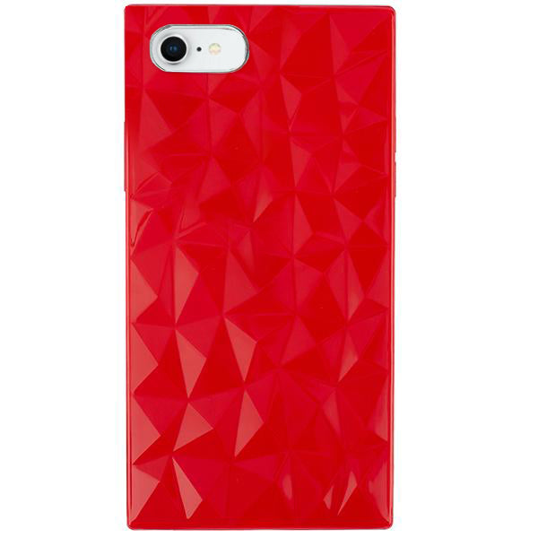 Square Box Triangle Tpu Skin Red Case Iphone 7/8 SE 2020