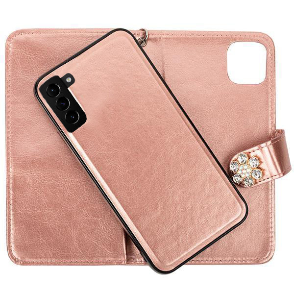 Handmade Detachable Bling Fox Rose Gold Samsung S22