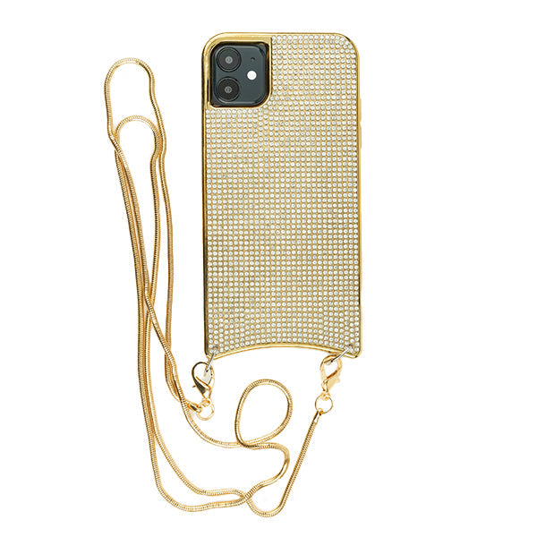 Bling Tpu Crossbody Gold Silver Case  Iphone 12 Mini