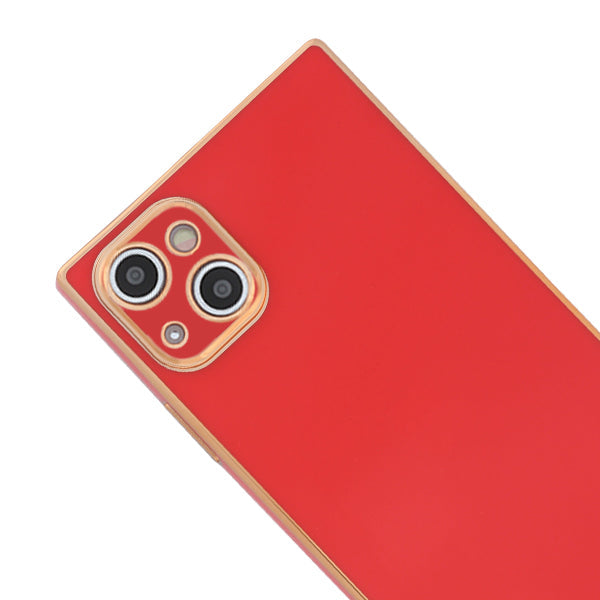 Free Air Box Square Skin Red Case Iphone 13 Mini