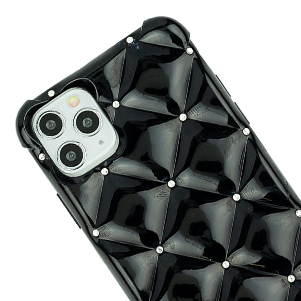 Plush Tpu Bling Skin Black Iphone 11 Pro