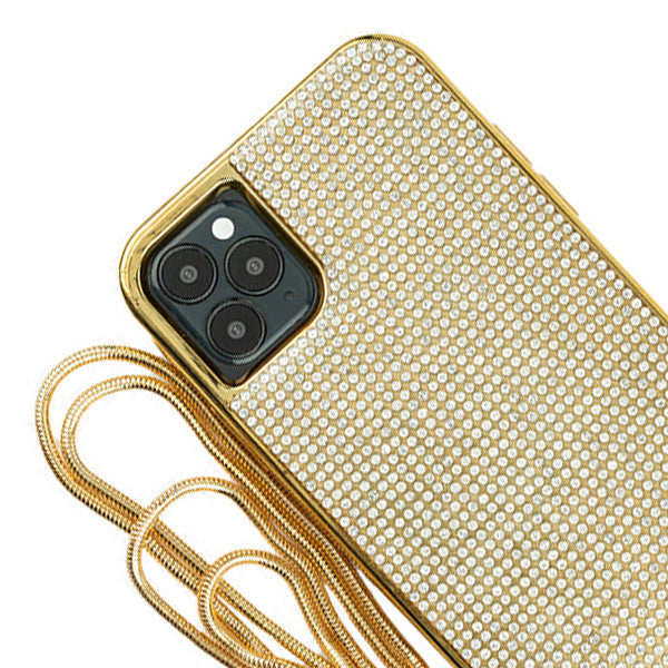 Bling Tpu Crossbody Gold Silver Case Iphone 11 Pro