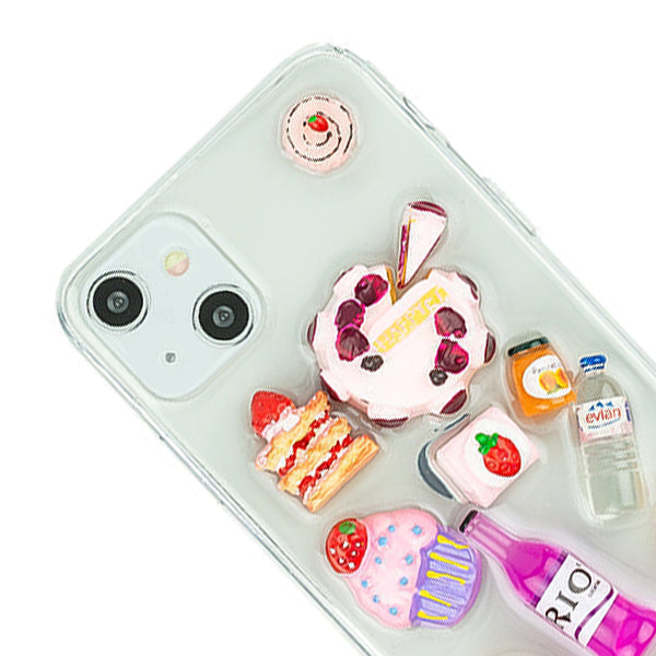 3D Water Bottles Pastries Iphone 13 Mini