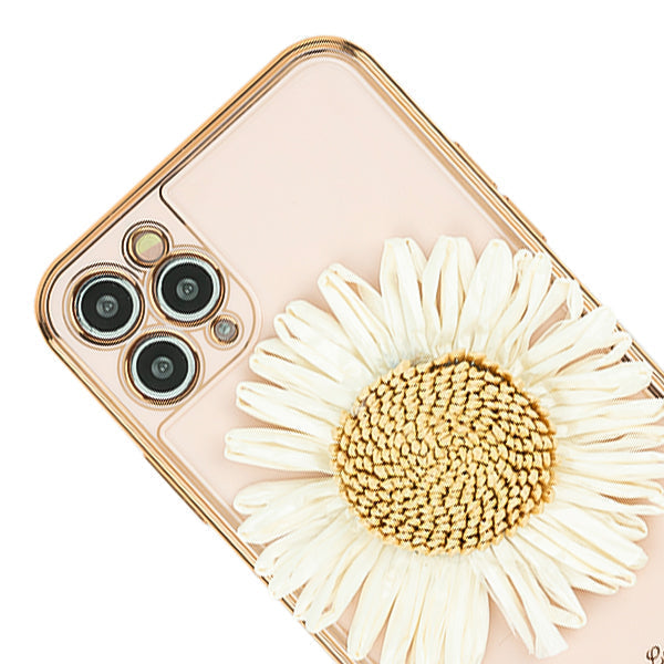 Free Air SunFlower 3d Case Light Pink Iphone 13 Pro
