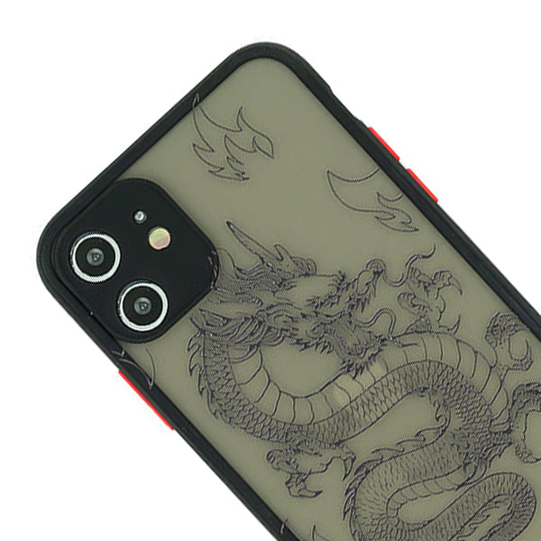 Dragon Clear Black Case Iphone 12 Mini
