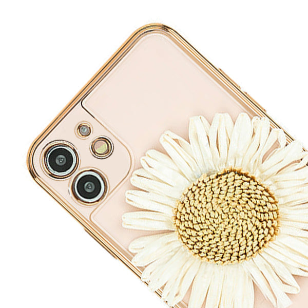 Free Air SunFlower 3D Case Light Pink Iphone 11