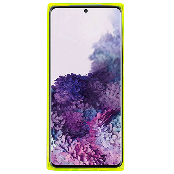 Square Box Skin Neon Green Samsung S20