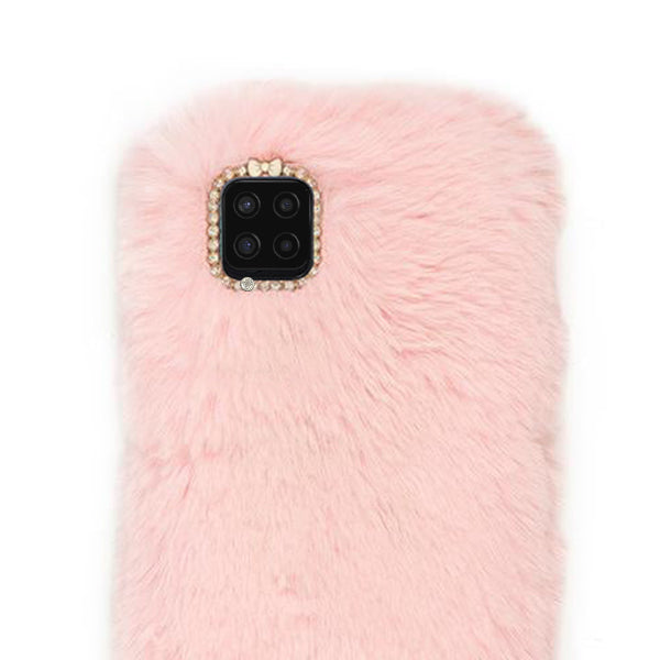 Fur Case Light Pink Samsung A42 5G