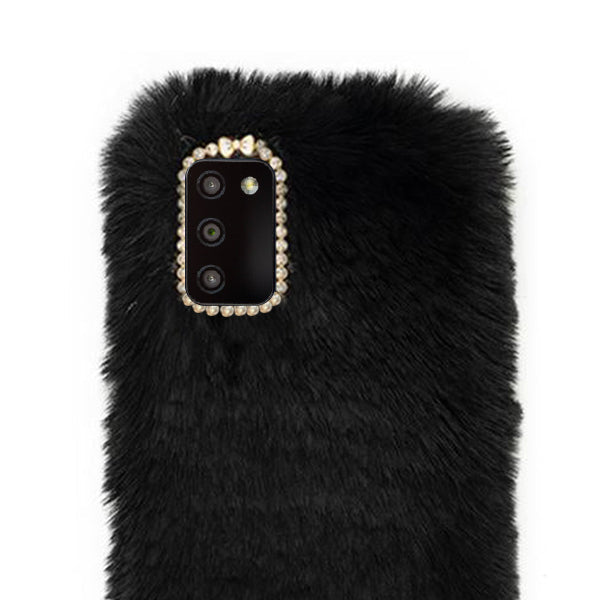 Fur Case Black Samsung A0S3