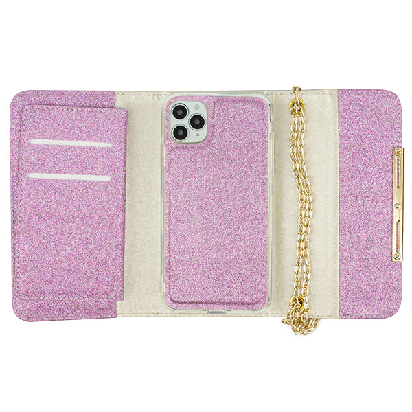 Glitter Detachable Purse Light Purple Iphone 11 Pro Max