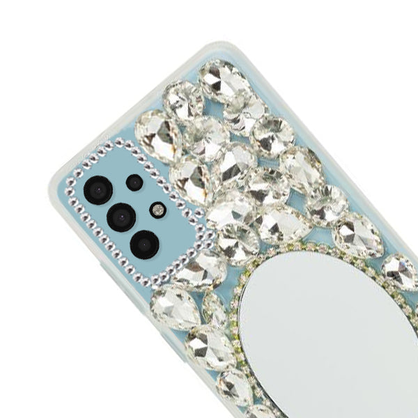 Handmade Mirror Silver Case Samsung A32 5G