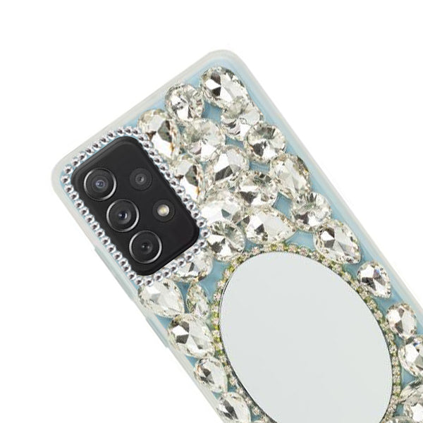 Handmade Mirror Silver Case Samsung A72 5G