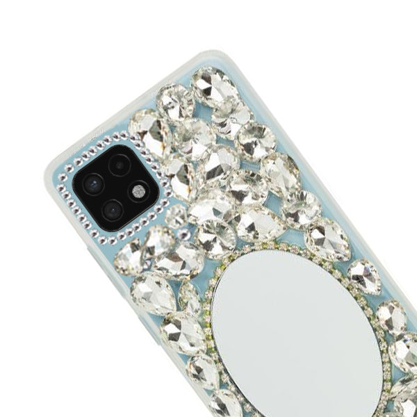 Handmade Mirror Silver Case Samsung A22 5G