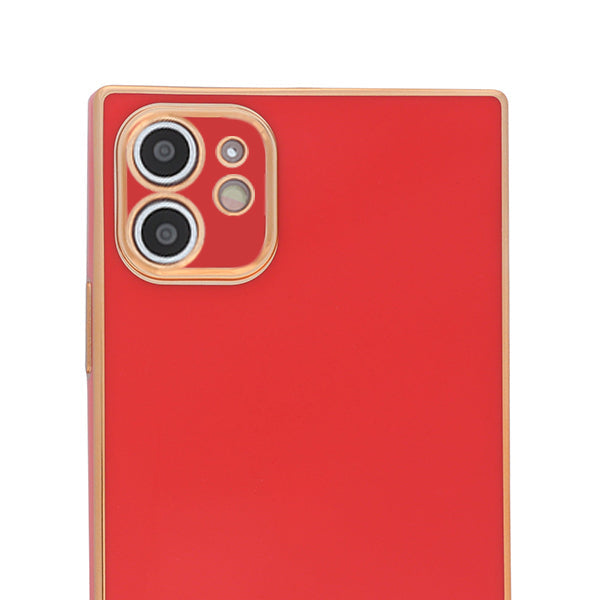 Free Air Box Square Skin Red Case Iphone 11