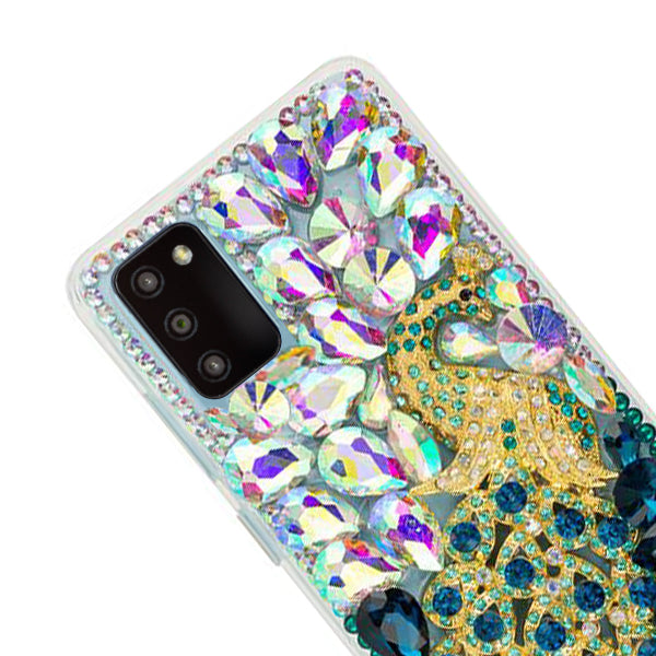 Handmade Peacock Bling Case Samsung A0S3