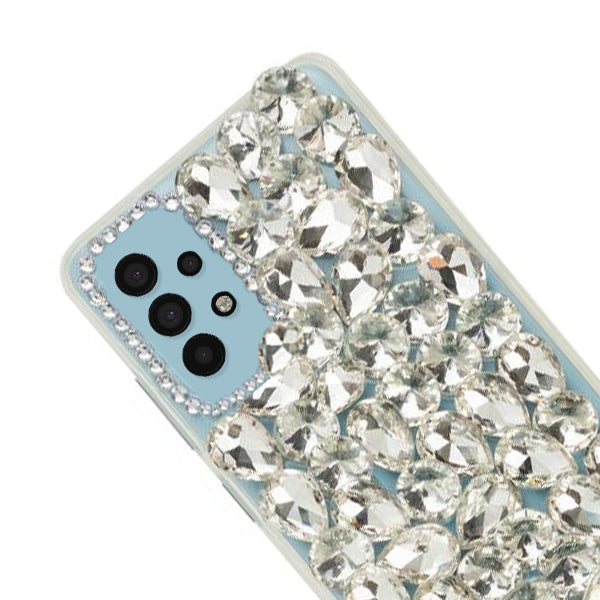 Handmade Bling Silver Case Samsung A32 5G