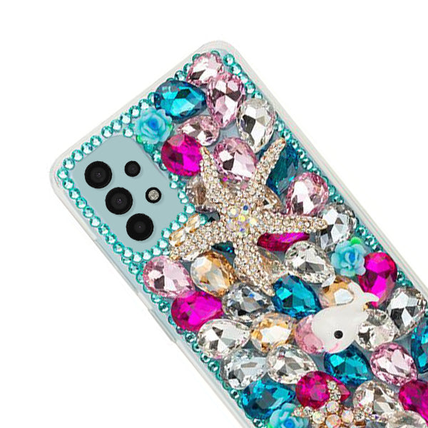 Handmade Seashells Bling Case Samsung A32 5G