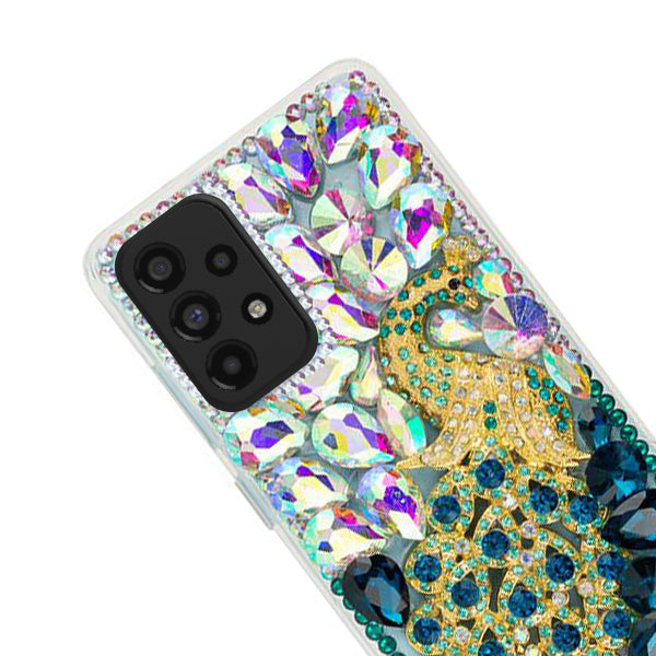 Handmade Peacock Bling Case Samsung A53 5G