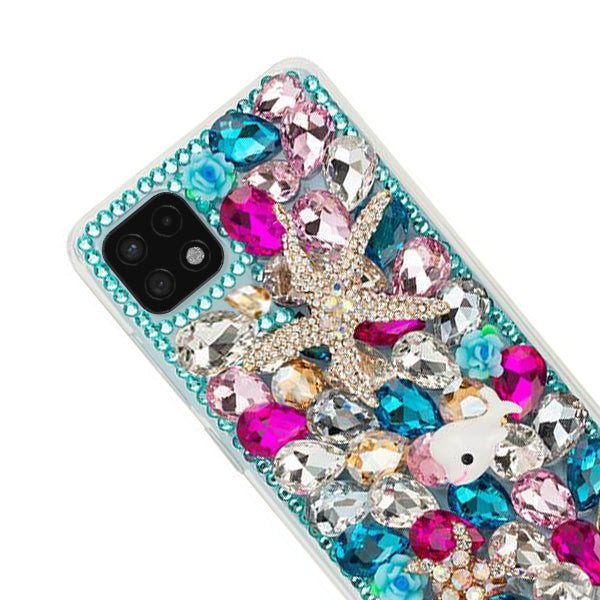 Handmade Seashells Bling Case Samsung A22 5G