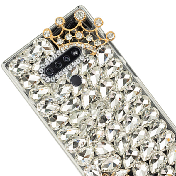 Handmade Bling Fox Silver Case Samsung K51