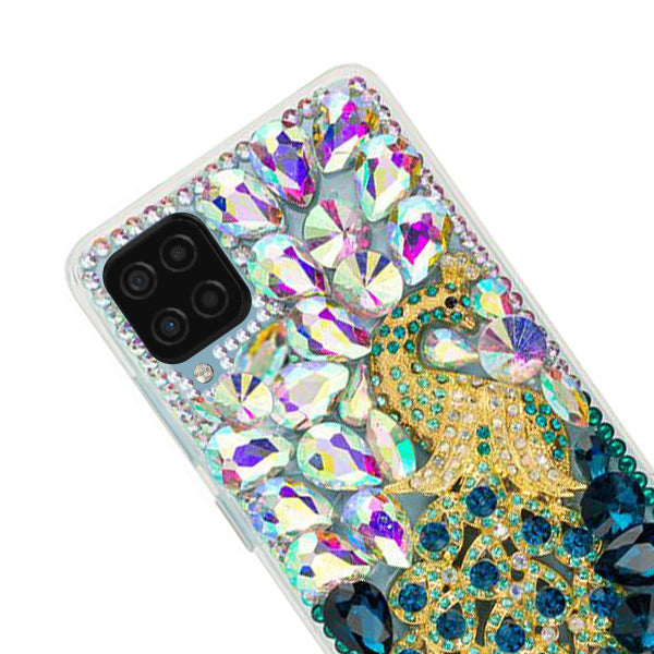 Handmade Peacock Bling Case Samsung A12