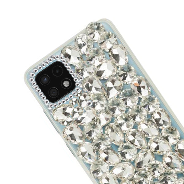 Handmade Bling Silver Case Samsung A22 5G