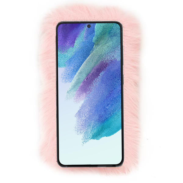 Fur Case Light Pink Samsung S21 FE