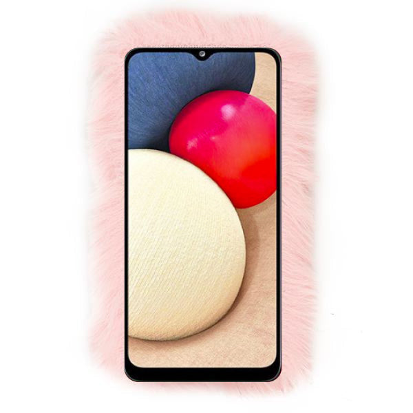 Fur Case Light Pink Samsung A12