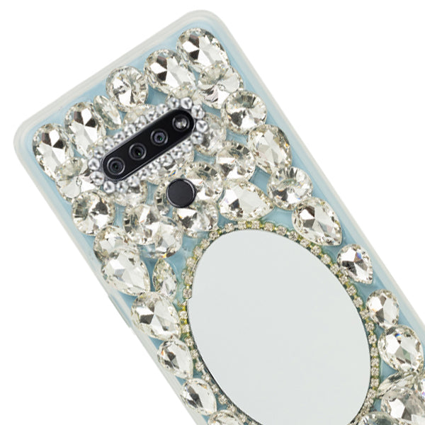 Handmade Bling Mirror Silver Case Samsung K51