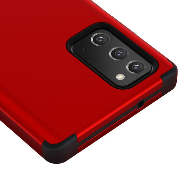 Military Grade Hybrid Red Case Samsung Note 20