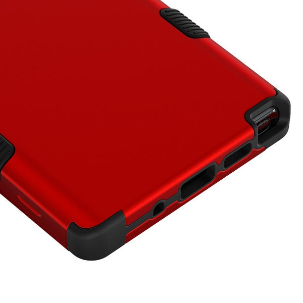 Military Grade Hybrid Red Case Samsung Note 20