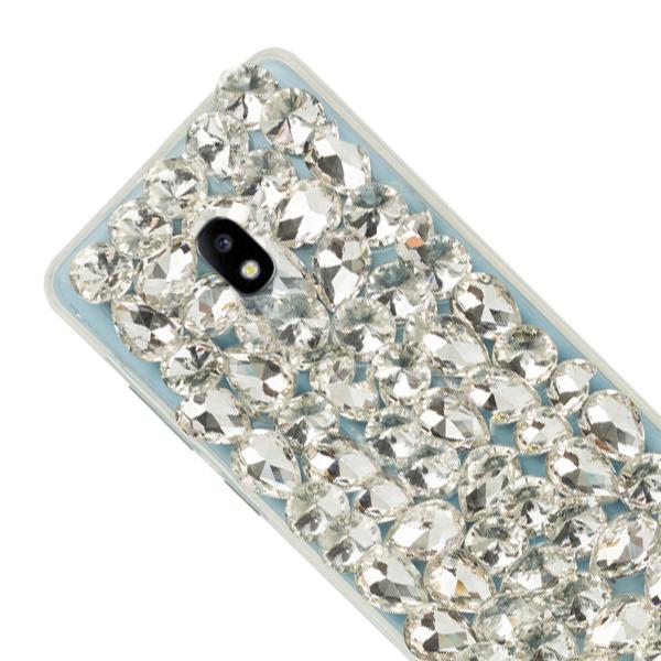 Handmade Bling Silver Case Samsung J3 2018
