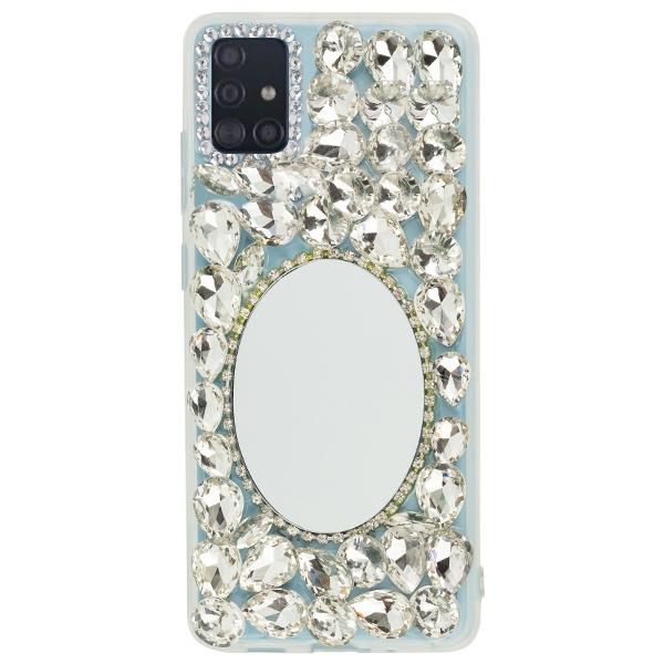 Handmade Bling Mirror Silver Case Samsung A51