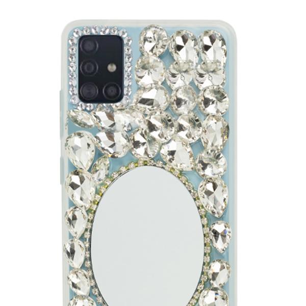 Handmade Bling Mirror Silver Case Samsung A51