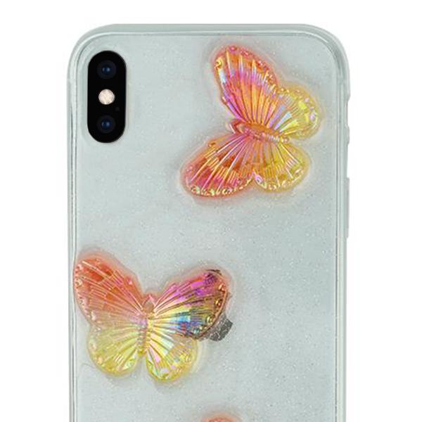 Butterflies 3D Rose Case IPhone XS MAX