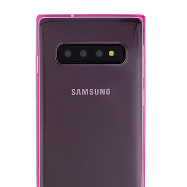 Square Pink Skin Samsung S10 Plus