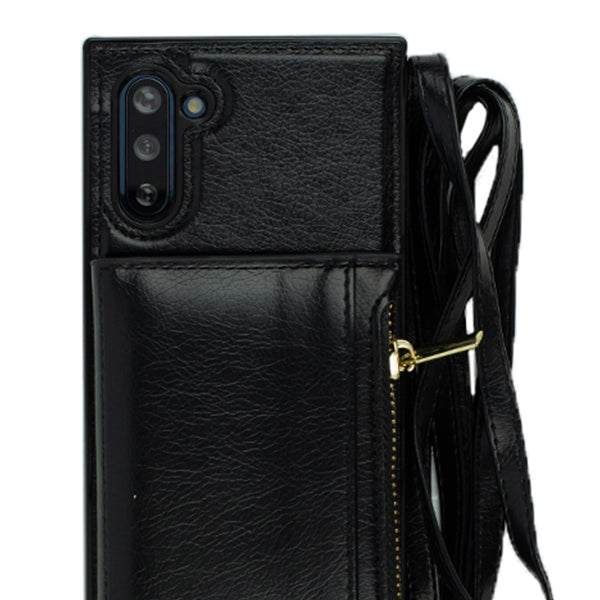 Crossbody Pouch Black Case Samsung Note 10