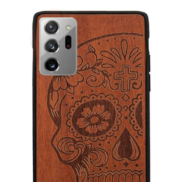 Real Wood Skull Samsung Note 20 Ultra