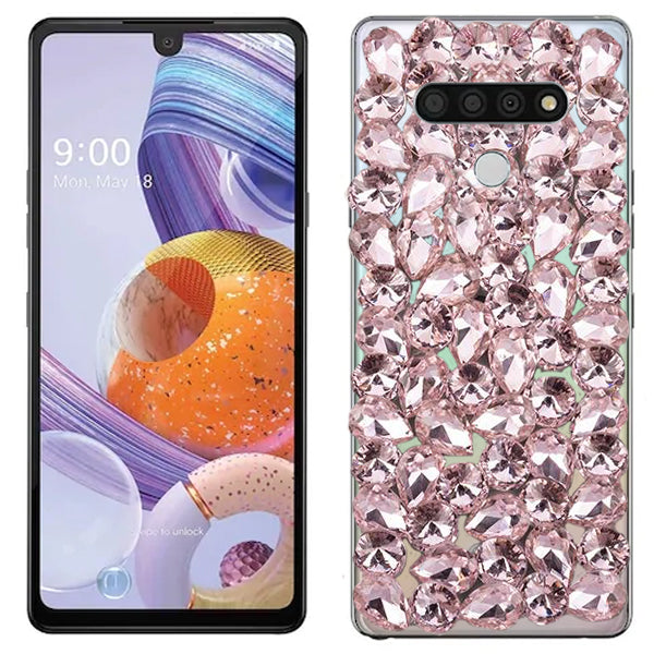 Handmade Bling Pink Case LG Stylo 6