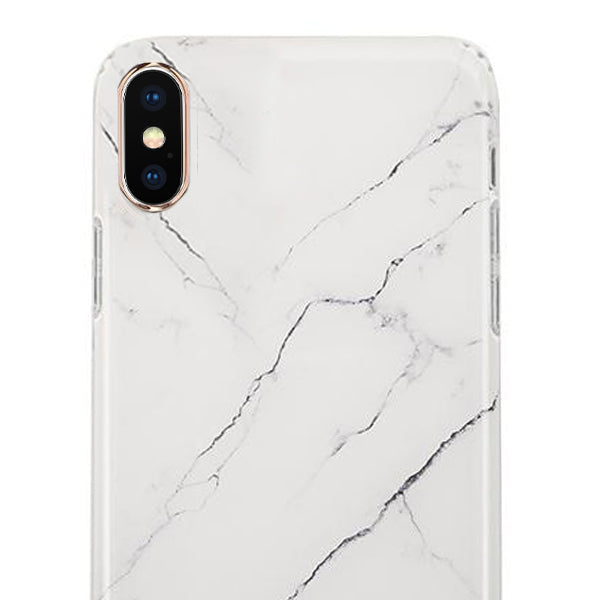 Marble White Hard Case iphone 10/X/XS