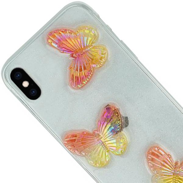 Butterflies 3D Rose Case IPhone XS MAX