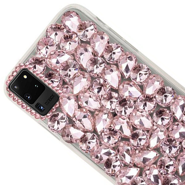 Handmade Bling Pink Case S20 Ultra
