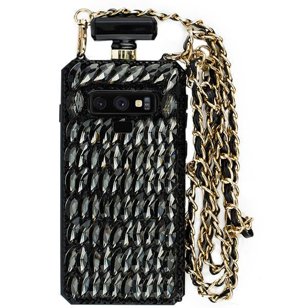 Handmade Bling Black Bottle Case Samsung Note 9