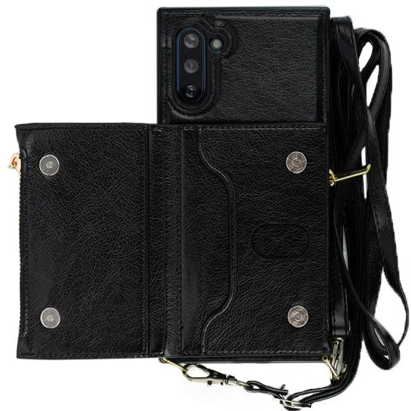 Crossbody Pouch Black Case Samsung Note 10