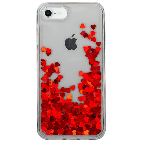 Red Hearts Liquid Iphone 7/8 SE 2020