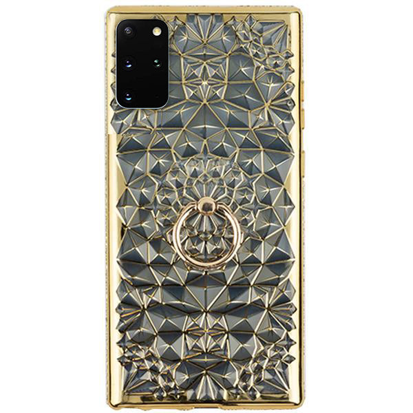 Abstract Ring Case Gold Samsung S20 Plus