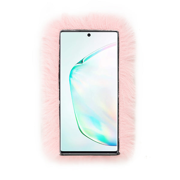 Fur Case Light Pink Samsung Note 10 Plus