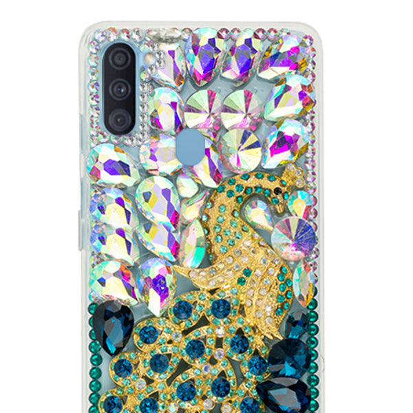 Handmade Peacock Bling Case Samsung A11